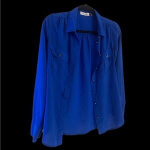 Calvin Klein Royal Blue Shirt